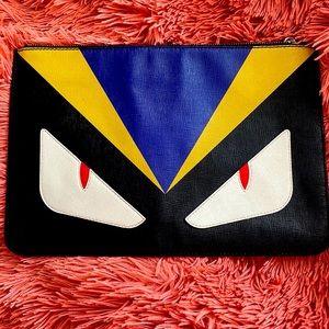 Authentic Fendi Roma Monster Pouch